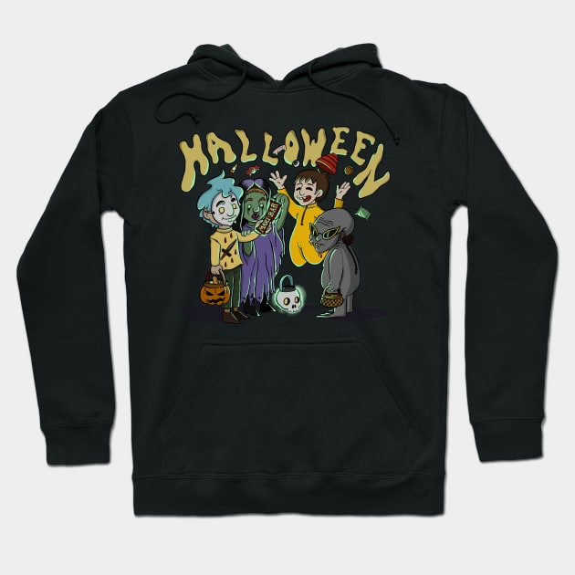 Spooky crew Hoodie by atomiqueacorn